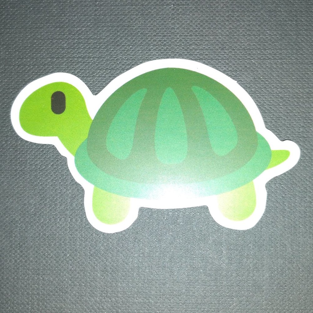 Cute turtle sticker